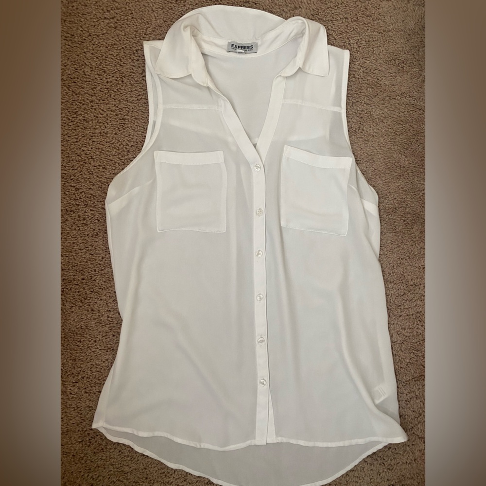 Womens sleeveless blouse